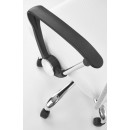 Кресло компьютерное HALMAR VIRE белый/хром